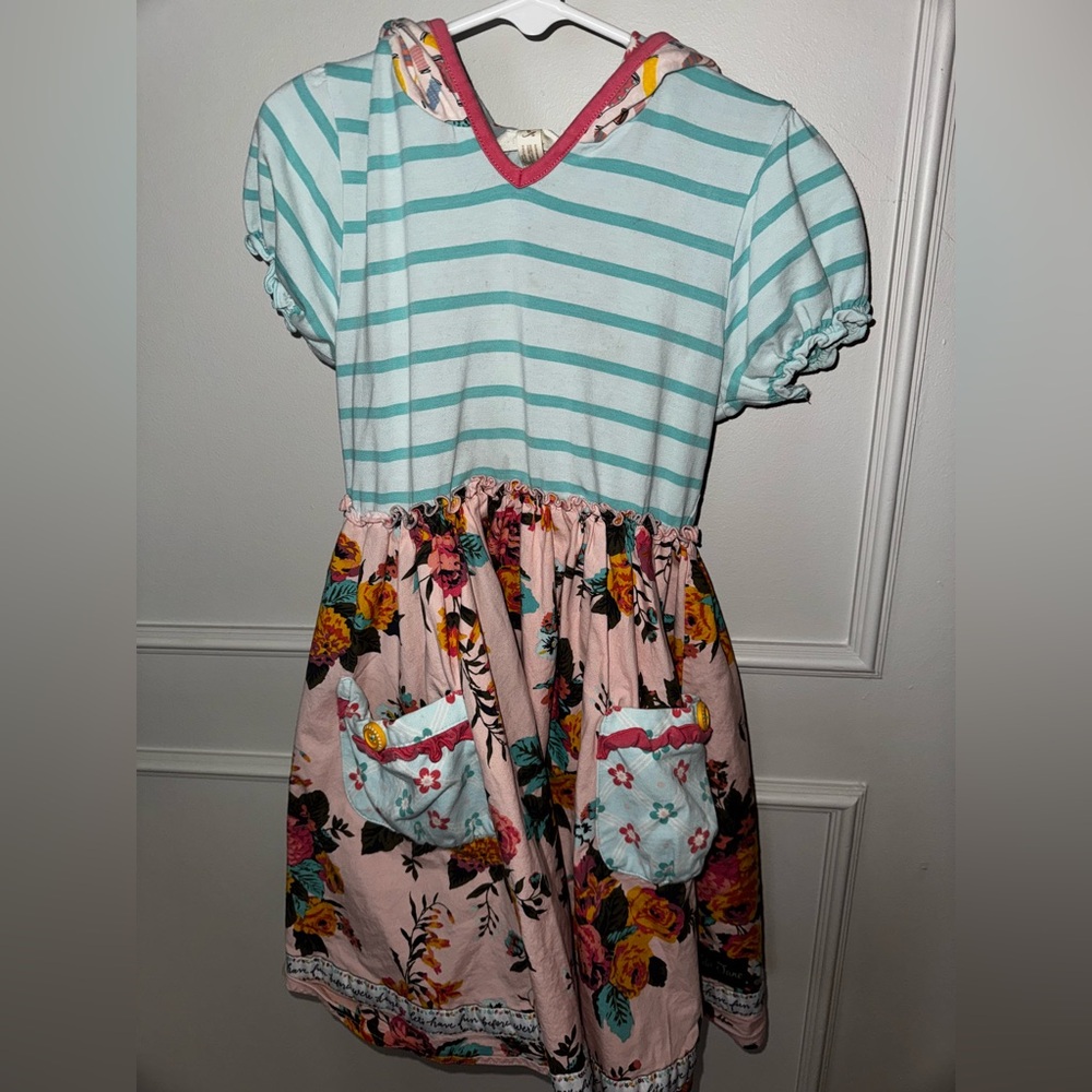 Matilda Jane Size 8 hooded casual dress